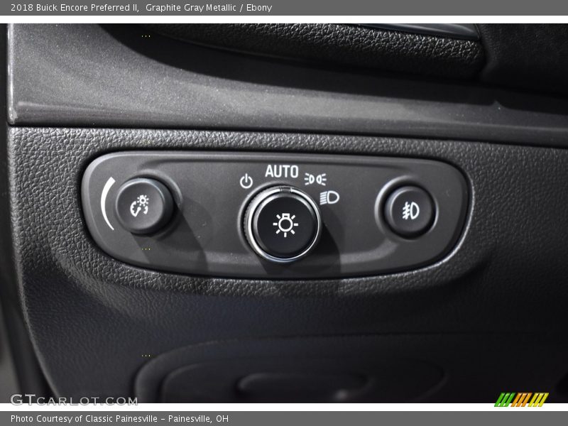 Graphite Gray Metallic / Ebony 2018 Buick Encore Preferred II