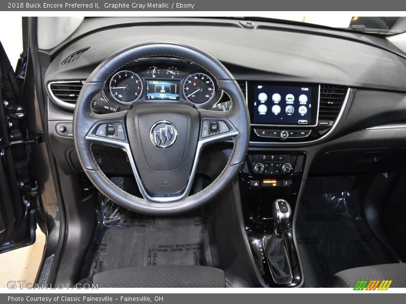 Graphite Gray Metallic / Ebony 2018 Buick Encore Preferred II
