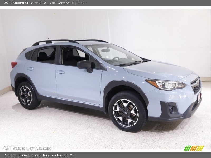 Cool Gray Khaki / Black 2019 Subaru Crosstrek 2.0i