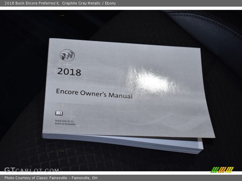 Graphite Gray Metallic / Ebony 2018 Buick Encore Preferred II