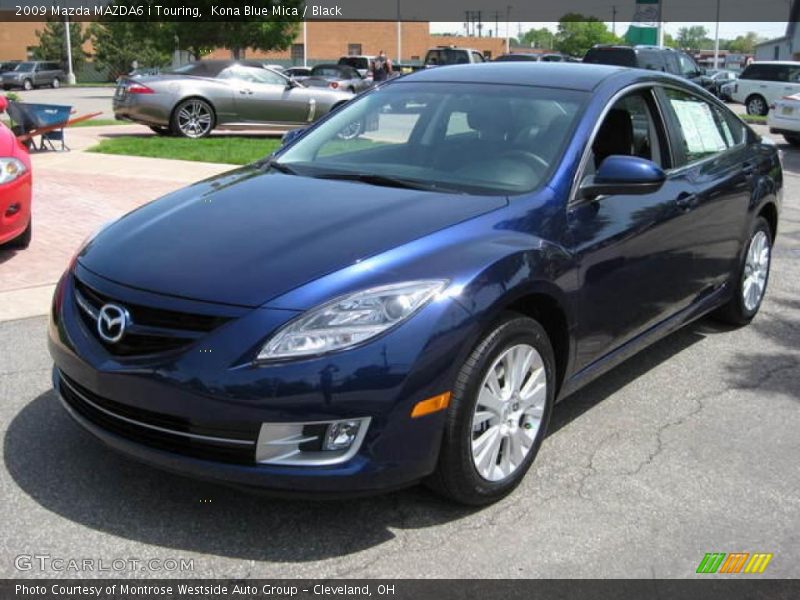 Kona Blue Mica / Black 2009 Mazda MAZDA6 i Touring