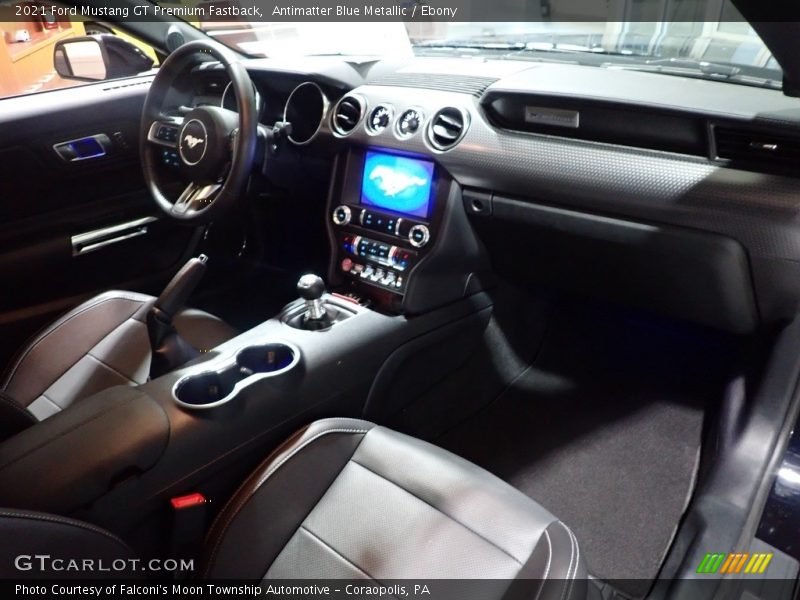 Antimatter Blue Metallic / Ebony 2021 Ford Mustang GT Premium Fastback