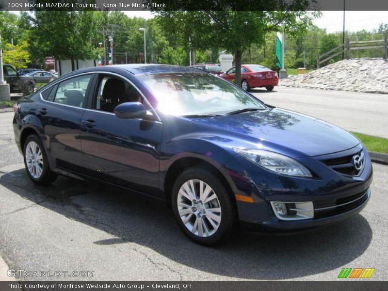 Kona Blue Mica / Black 2009 Mazda MAZDA6 i Touring