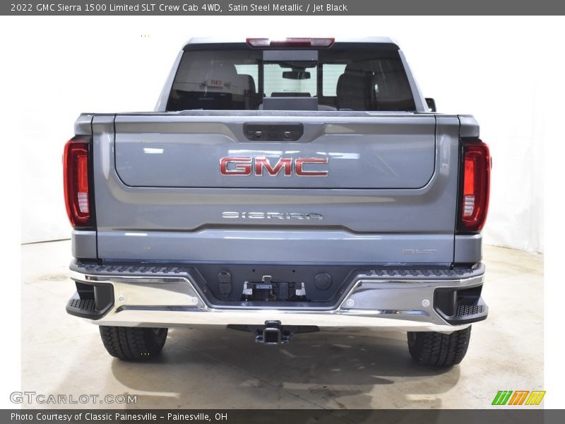 Satin Steel Metallic / Jet Black 2022 GMC Sierra 1500 Limited SLT Crew Cab 4WD