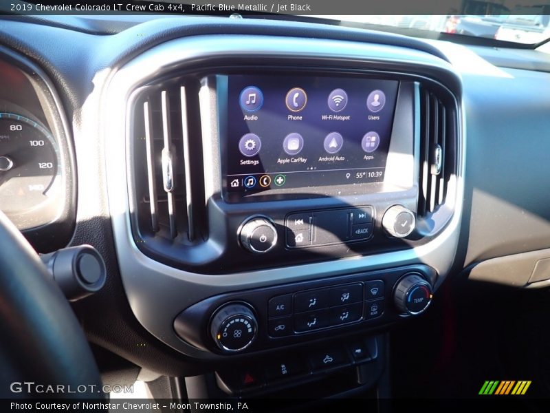 Pacific Blue Metallic / Jet Black 2019 Chevrolet Colorado LT Crew Cab 4x4