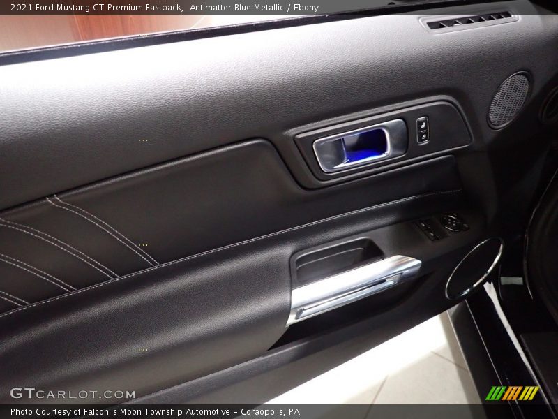 Antimatter Blue Metallic / Ebony 2021 Ford Mustang GT Premium Fastback