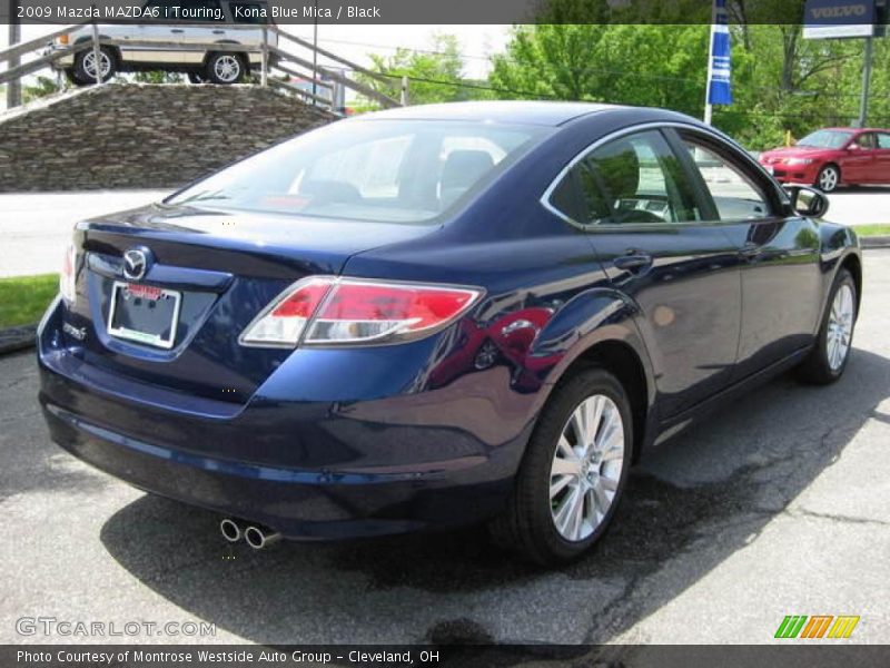 Kona Blue Mica / Black 2009 Mazda MAZDA6 i Touring
