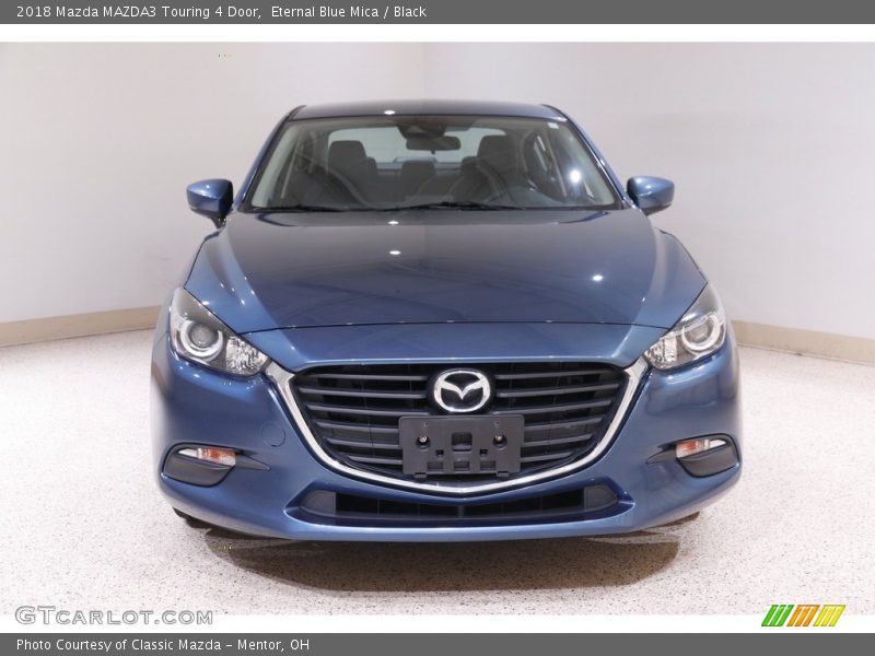 Eternal Blue Mica / Black 2018 Mazda MAZDA3 Touring 4 Door