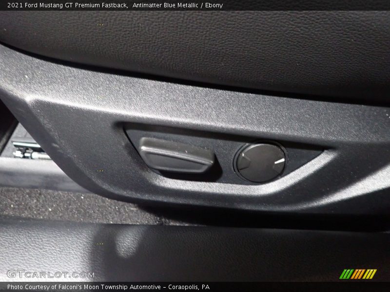 Antimatter Blue Metallic / Ebony 2021 Ford Mustang GT Premium Fastback
