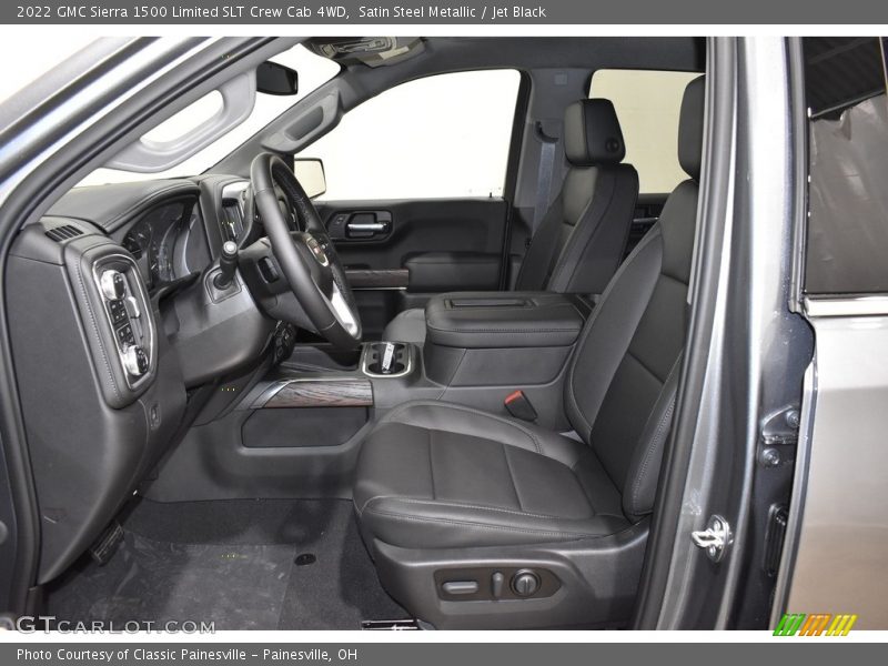 Satin Steel Metallic / Jet Black 2022 GMC Sierra 1500 Limited SLT Crew Cab 4WD