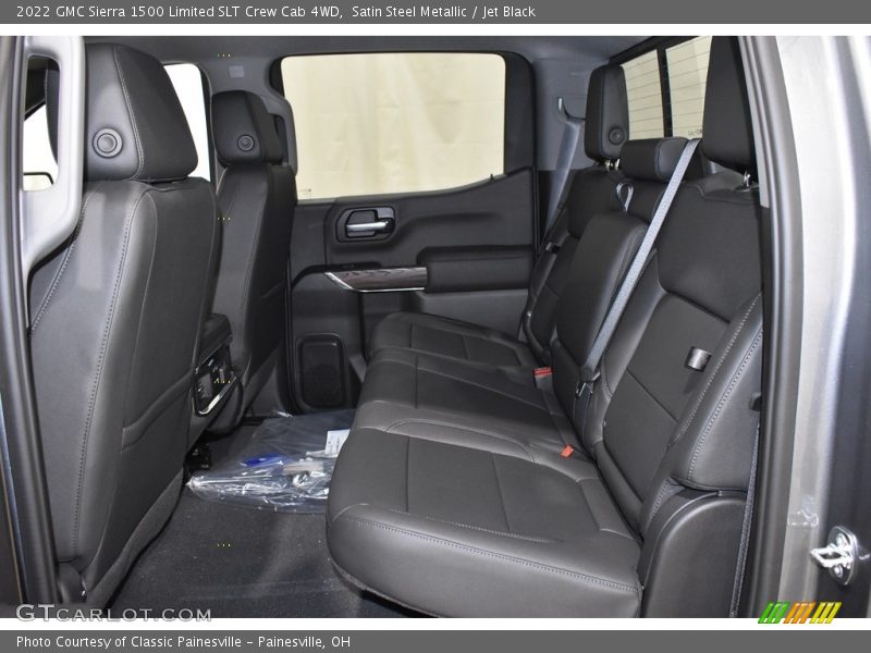 Satin Steel Metallic / Jet Black 2022 GMC Sierra 1500 Limited SLT Crew Cab 4WD