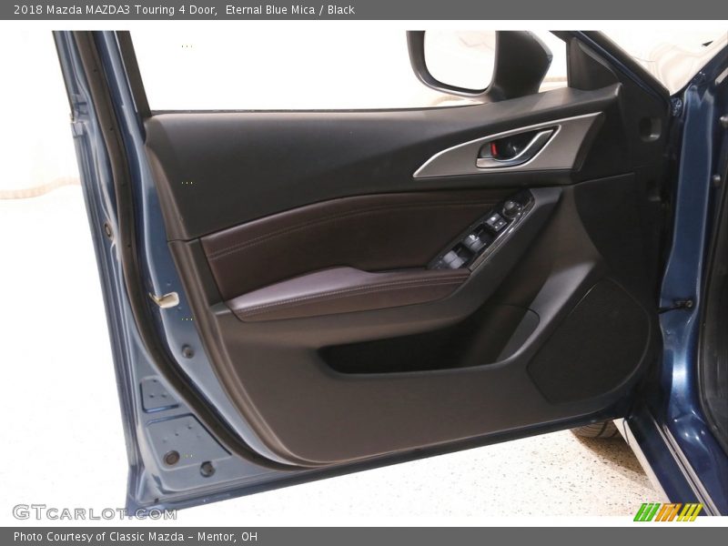Eternal Blue Mica / Black 2018 Mazda MAZDA3 Touring 4 Door