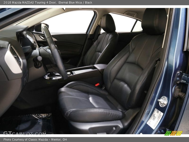 Eternal Blue Mica / Black 2018 Mazda MAZDA3 Touring 4 Door