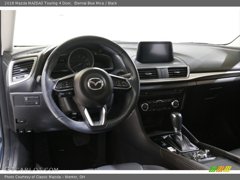 Eternal Blue Mica / Black 2018 Mazda MAZDA3 Touring 4 Door