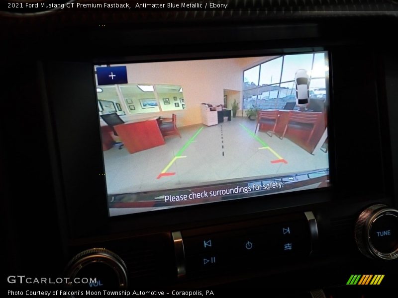 Antimatter Blue Metallic / Ebony 2021 Ford Mustang GT Premium Fastback