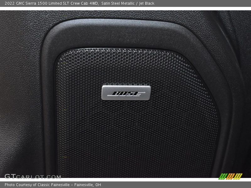 Satin Steel Metallic / Jet Black 2022 GMC Sierra 1500 Limited SLT Crew Cab 4WD