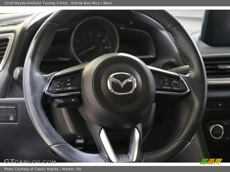 Eternal Blue Mica / Black 2018 Mazda MAZDA3 Touring 4 Door
