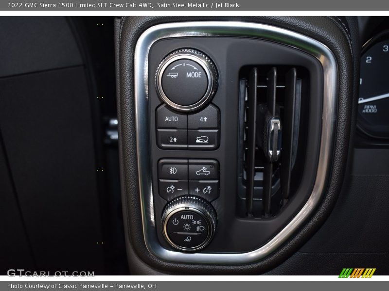 Satin Steel Metallic / Jet Black 2022 GMC Sierra 1500 Limited SLT Crew Cab 4WD
