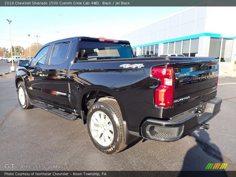 Black / Jet Black 2019 Chevrolet Silverado 1500 Custom Crew Cab 4WD