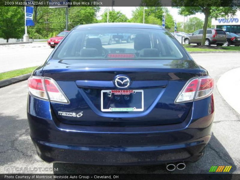 Kona Blue Mica / Black 2009 Mazda MAZDA6 i Touring