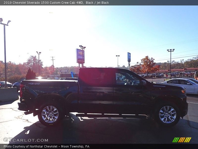 Black / Jet Black 2019 Chevrolet Silverado 1500 Custom Crew Cab 4WD