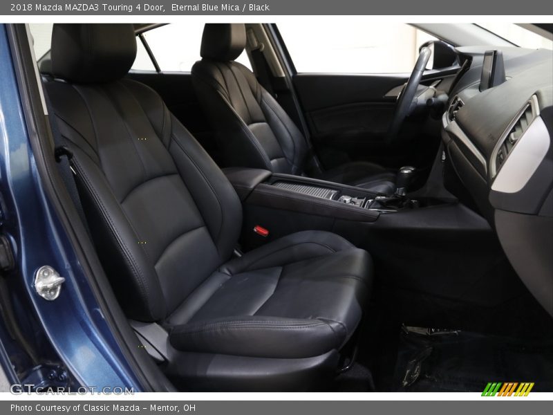 Eternal Blue Mica / Black 2018 Mazda MAZDA3 Touring 4 Door