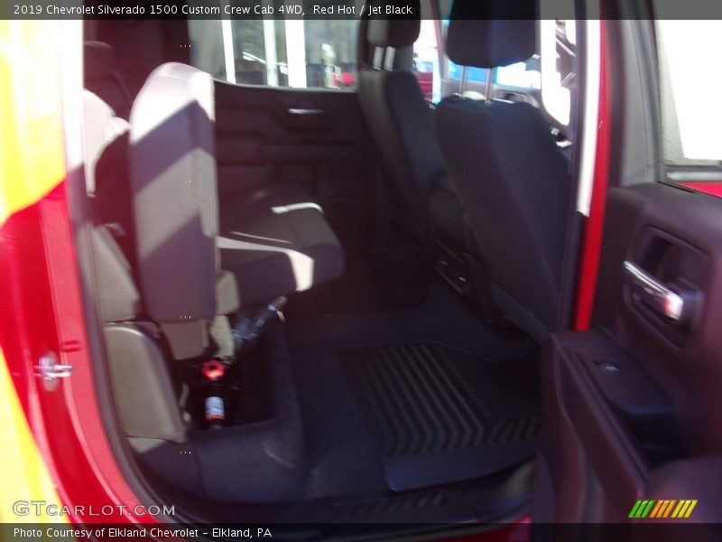 Red Hot / Jet Black 2019 Chevrolet Silverado 1500 Custom Crew Cab 4WD