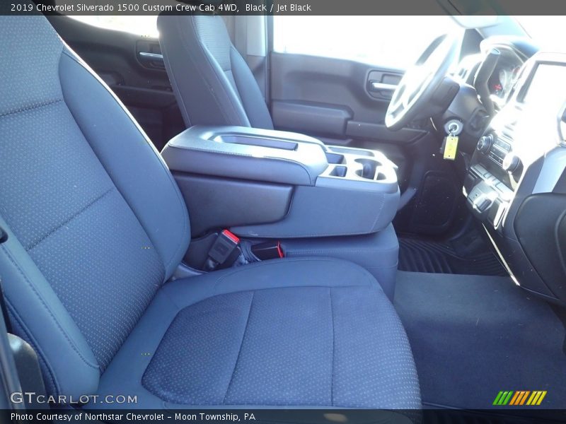Black / Jet Black 2019 Chevrolet Silverado 1500 Custom Crew Cab 4WD