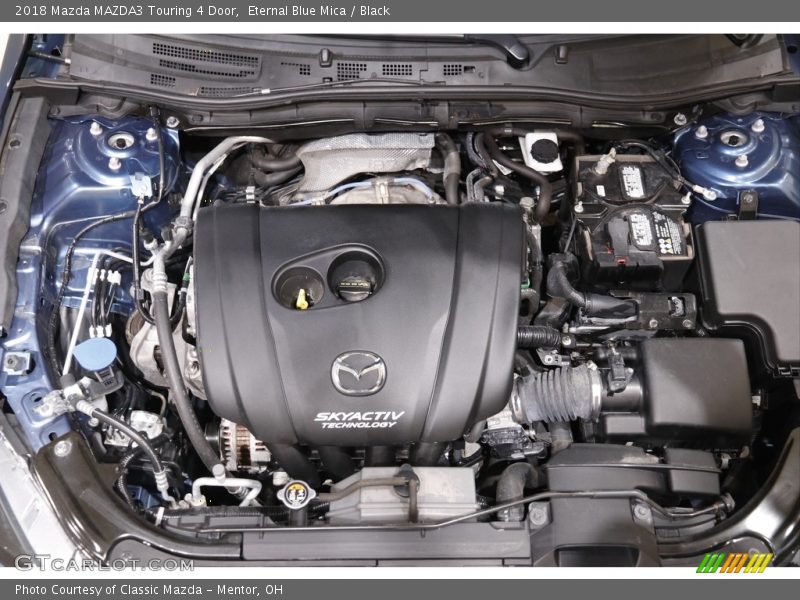 Eternal Blue Mica / Black 2018 Mazda MAZDA3 Touring 4 Door