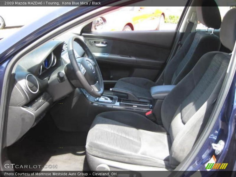 Kona Blue Mica / Black 2009 Mazda MAZDA6 i Touring