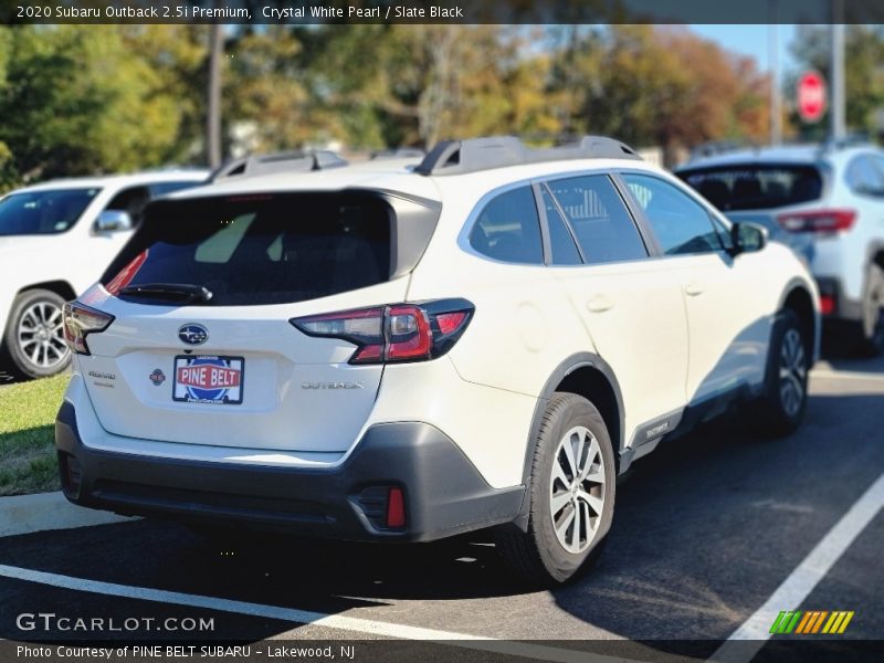 Crystal White Pearl / Slate Black 2020 Subaru Outback 2.5i Premium
