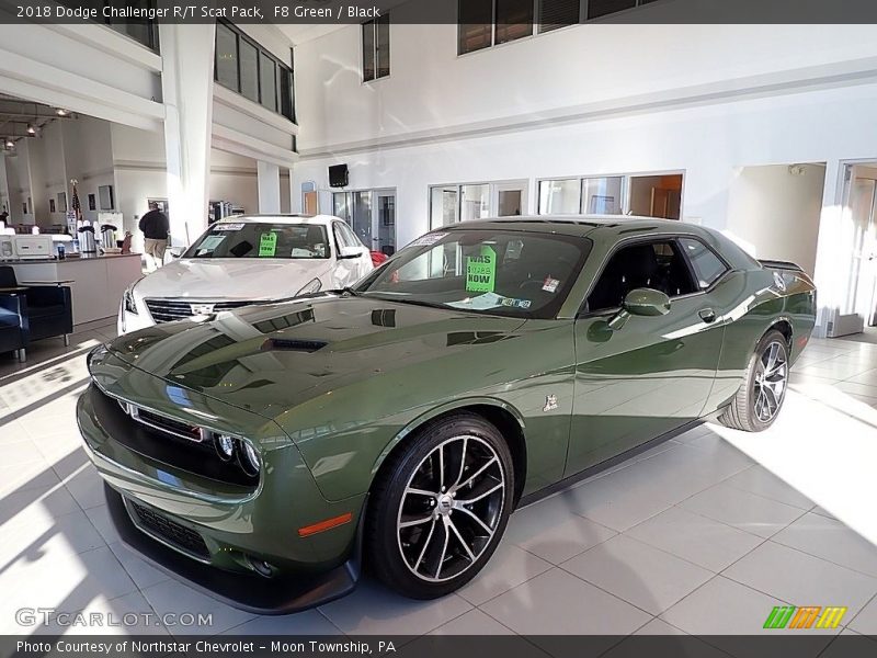 F8 Green / Black 2018 Dodge Challenger R/T Scat Pack