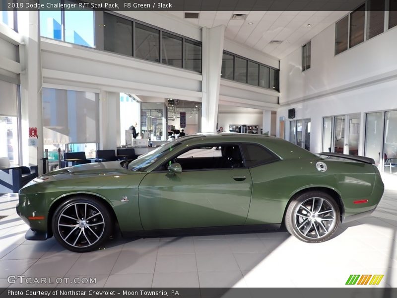 F8 Green / Black 2018 Dodge Challenger R/T Scat Pack