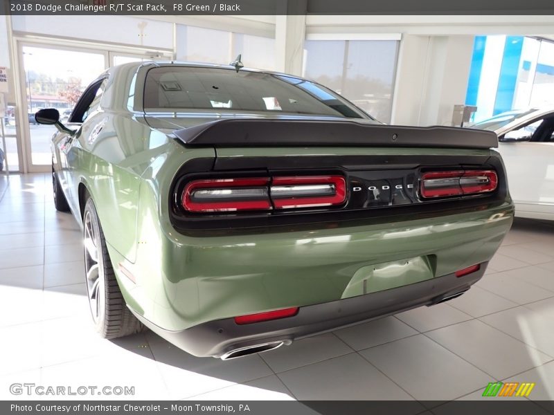 F8 Green / Black 2018 Dodge Challenger R/T Scat Pack