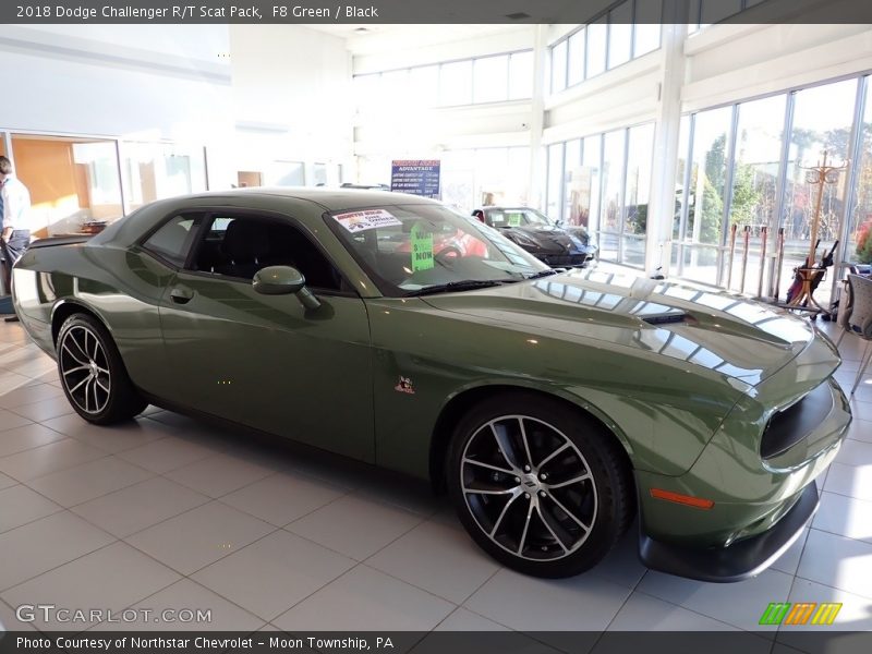 F8 Green / Black 2018 Dodge Challenger R/T Scat Pack