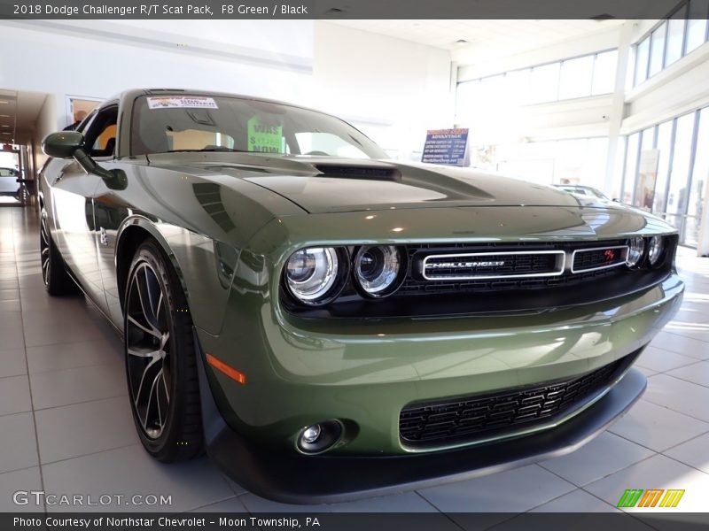 F8 Green / Black 2018 Dodge Challenger R/T Scat Pack