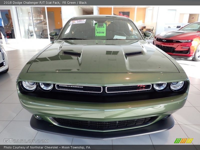 F8 Green / Black 2018 Dodge Challenger R/T Scat Pack