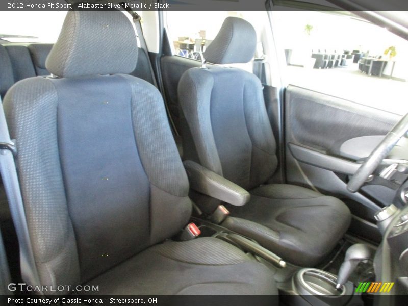 Alabaster Silver Metallic / Black 2012 Honda Fit Sport