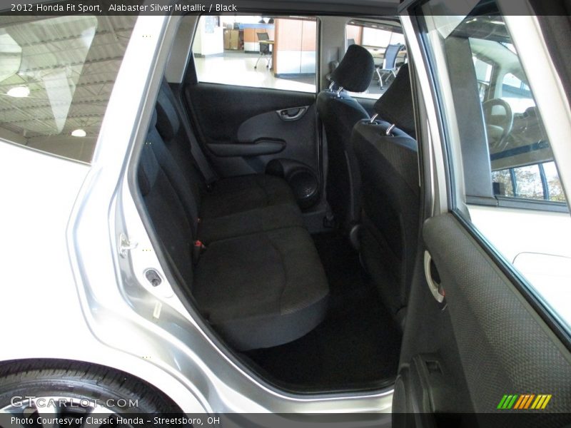 Alabaster Silver Metallic / Black 2012 Honda Fit Sport