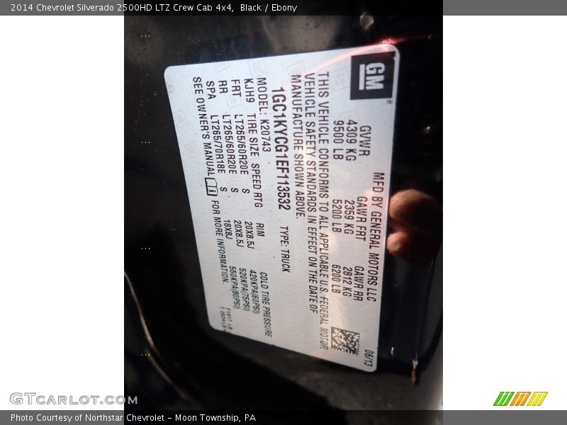 Black / Ebony 2014 Chevrolet Silverado 2500HD LTZ Crew Cab 4x4
