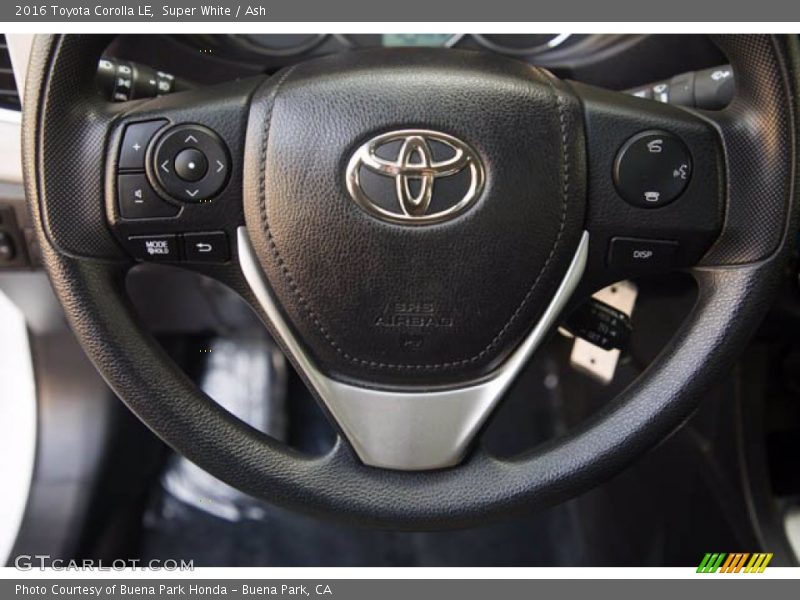 Super White / Ash 2016 Toyota Corolla LE