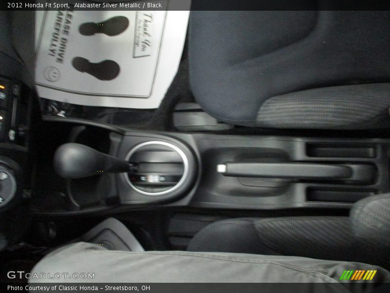 Alabaster Silver Metallic / Black 2012 Honda Fit Sport