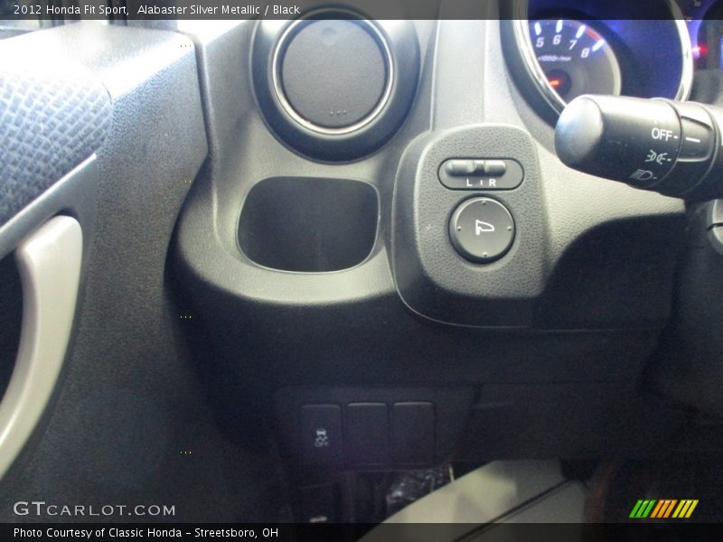 Alabaster Silver Metallic / Black 2012 Honda Fit Sport