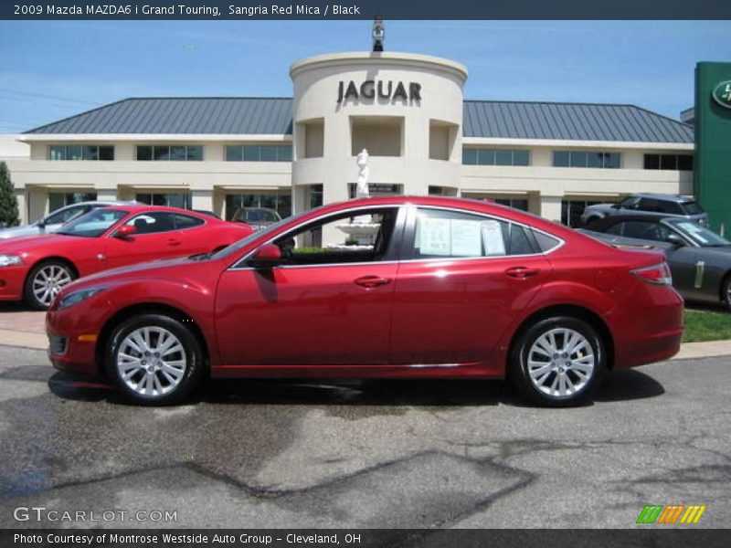 Sangria Red Mica / Black 2009 Mazda MAZDA6 i Grand Touring