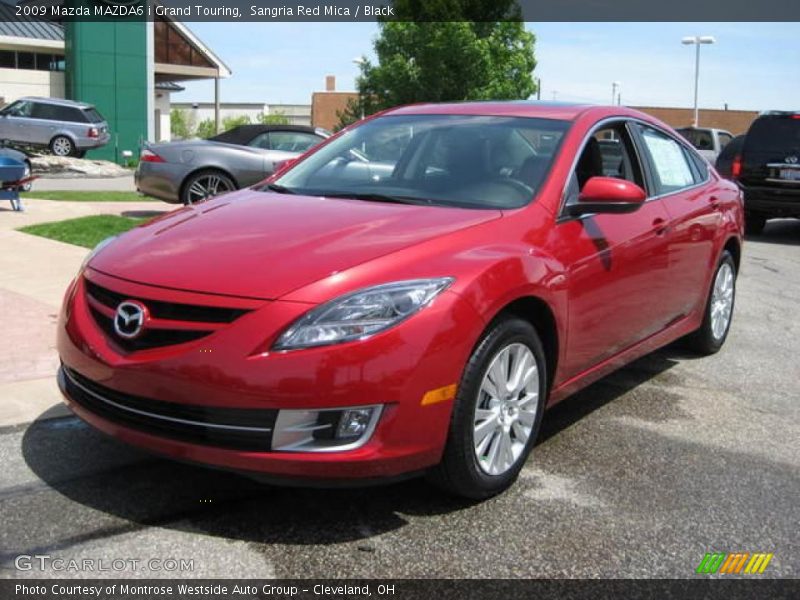 Sangria Red Mica / Black 2009 Mazda MAZDA6 i Grand Touring
