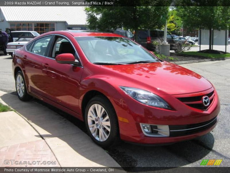 Sangria Red Mica / Black 2009 Mazda MAZDA6 i Grand Touring