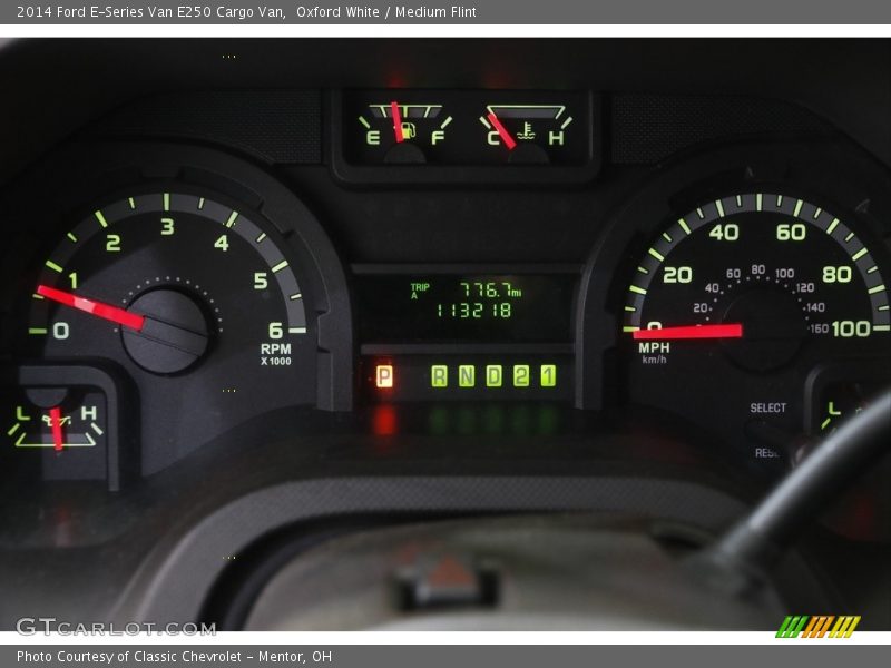 Oxford White / Medium Flint 2014 Ford E-Series Van E250 Cargo Van