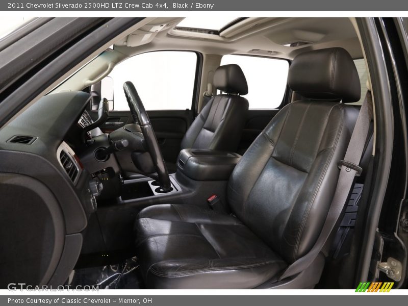 Black / Ebony 2011 Chevrolet Silverado 2500HD LTZ Crew Cab 4x4