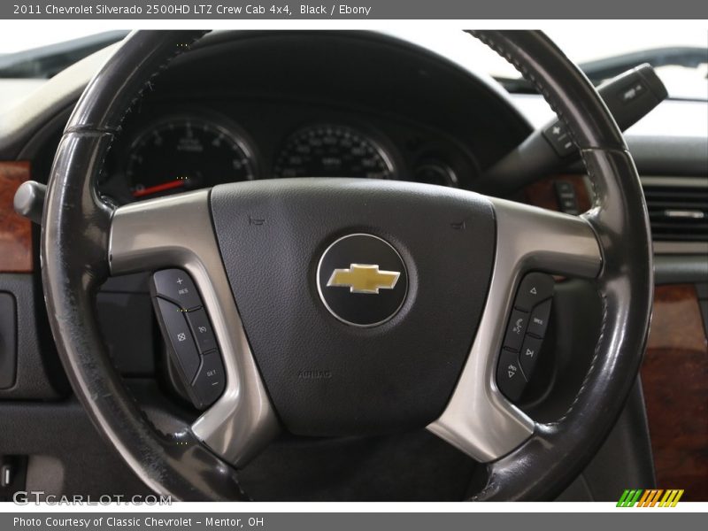 Black / Ebony 2011 Chevrolet Silverado 2500HD LTZ Crew Cab 4x4