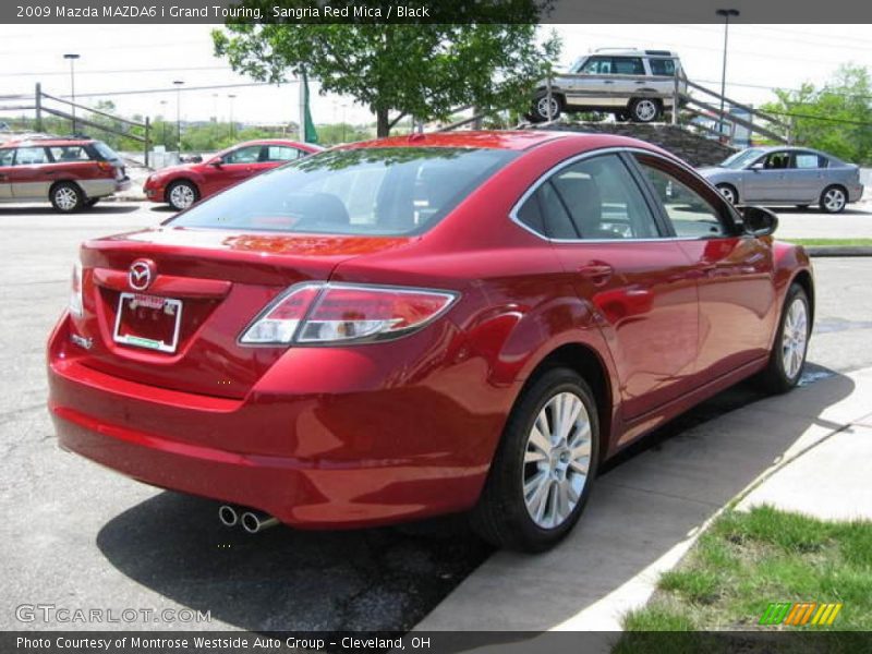 Sangria Red Mica / Black 2009 Mazda MAZDA6 i Grand Touring